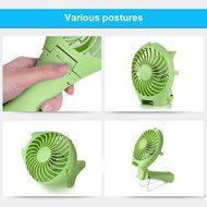 GaGa MILANO Portable Mermaid Fan Handheld and desk Fans with Umbrella Hanging Metal Clip for Home Office cooling... N11