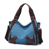 AutumnFall Women Fashion Handbag Shoulder Bag Large Tote Ladies Purse (Blue) N11