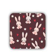 Generic Cup Coaster Printed Bunny Mdf Hipster