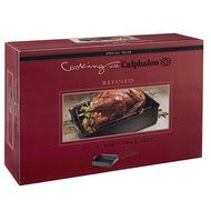 Calphalon Hard Anodized Aluminum Nonstick Cookware Roaster, 13" by 16", Black