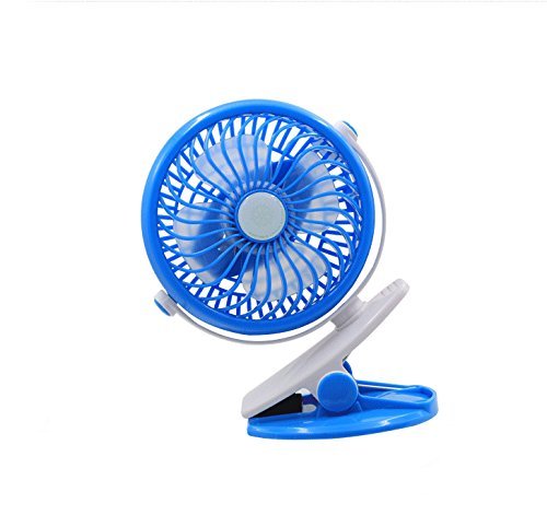 LYWOO Portable Battery Operated Rechargeable Clip on USB Desk Fan with 360 Degree Adjust Large Airflow and Ultra... N6