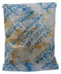 Dry-Packs 1-Ounce Moisture Absorbing Silica Gel Indicating Packet, Pack of 2
