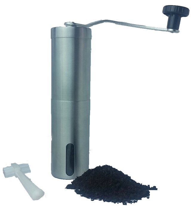 Manual Coffee Grinder. This burr grinder is perfect for consistent grind as it is adjustable