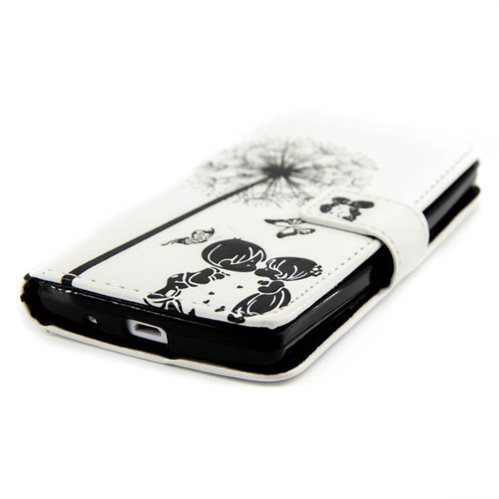 LG Leon/LG Tribute 2 LS665 Case-Yaheeda Pu Leather Wallet Flip Open Pocket ID Card Holder Slots Case Pouch Cover... N18