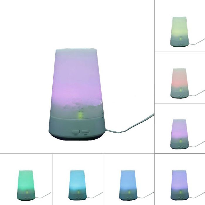 100ml Aroma Oil Diffuser Humidifier 7 Colors N5