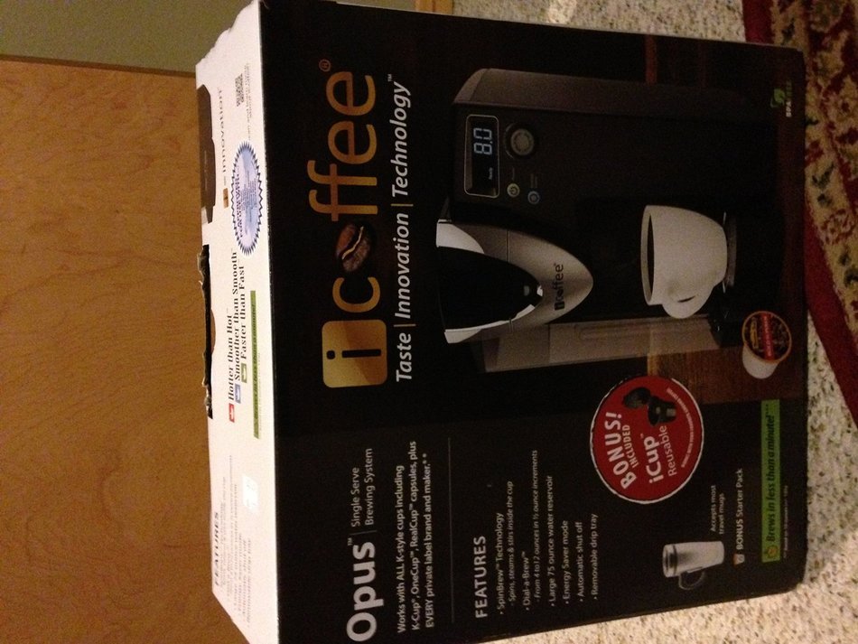 ICoffee &reg; Opus Single Serve Brewer 2.0