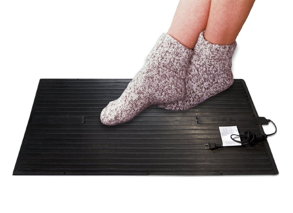 Cozy Products FW Foot Warmer Heated Foot Warming Mat Rubber Design N10