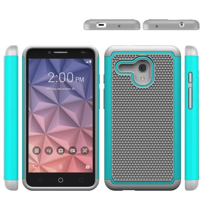 Alcatel OneTouch Fierce XL Case, ARSUE [Shock Absorption] Hybrid Dual Layer Armor Defender Protective Case Cover... N22