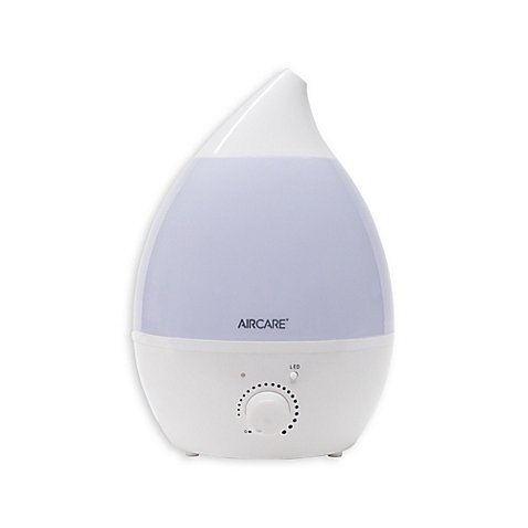 Essick Aurora Ultrasonic Humidifier in White | 4 QT. Capacity | 9" L x 9" W x 13" H N5