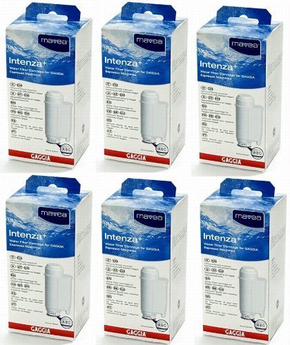 Gaggia Mavea Intenza Water Filter for Saeco & Gaggia Espresso Machines (6 Pack) N2