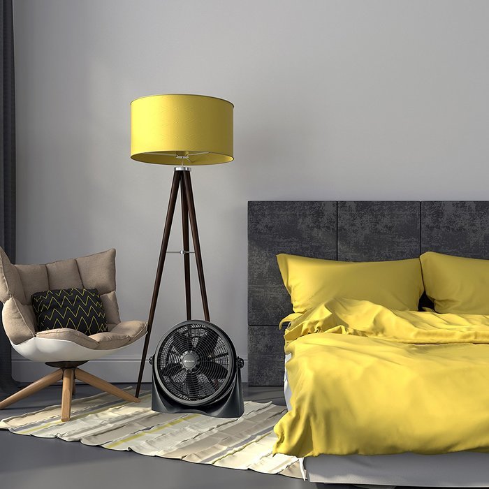 Avalon Adjustable Table Fan or Floor Fan - 16 Inch - 360 Degree Vertical Tilt, Durable & Lightweight, 3 Energy... N3