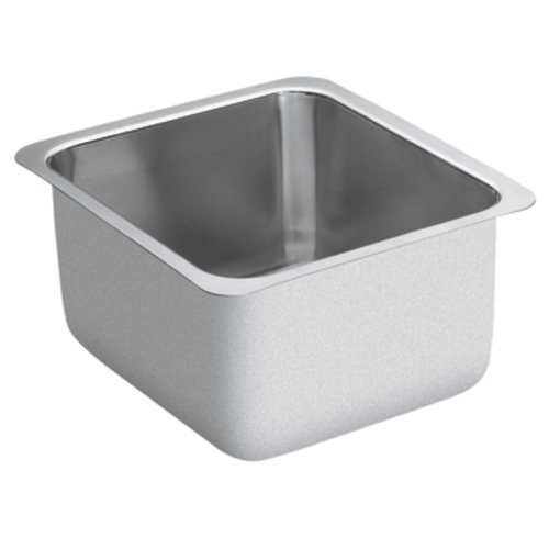 Moen G18442 1800 Series 18-Gauge Single Bowl Undermount Sink, Stainless Steel by Moen