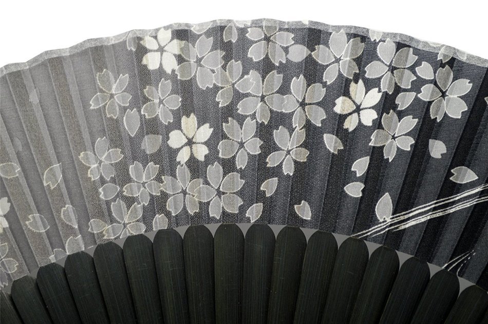 TANG DYNASTY(TM) Japanese Silks Hand Fan Cherry Handheld Fan Jhf-188