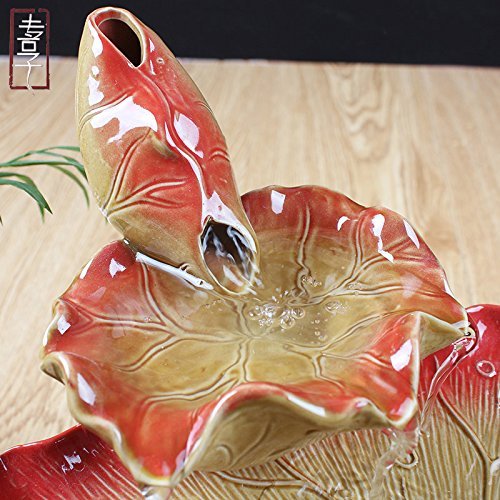 FEI&S Ceramic Flowing Water ornaments humidifier fountain water home handmade N3