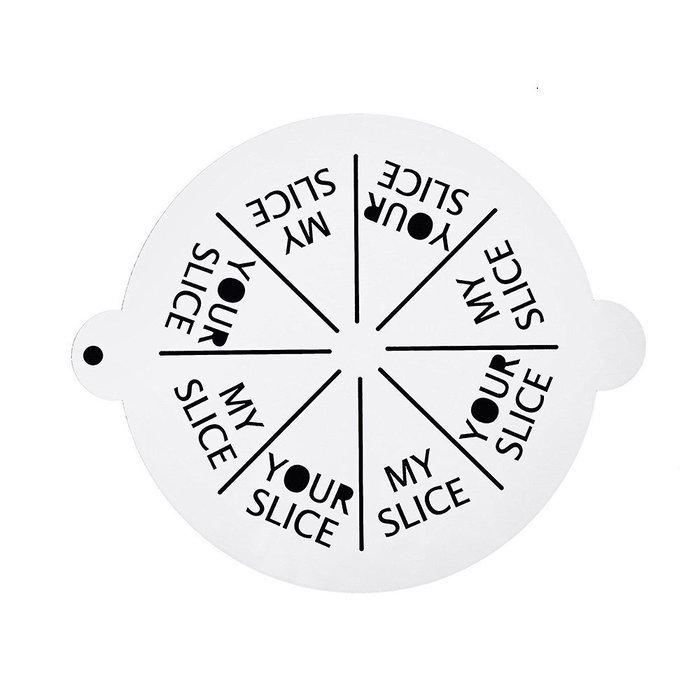 DECORA 16 Pieces Cake Cappuccino Coffee Barista Stencils Templates Strew Pad N10