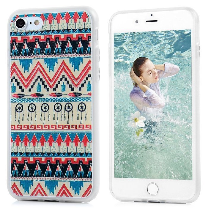 Badalink iPhone 7 TPU Case (4.7") Shockproof Soft TPU Rubber Skin Bumper Case Flexible Easy Grip with 3D Basso-relievo... N56