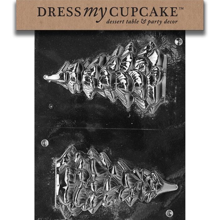 Dress My Cupcake DMCC197 Chocolate Candy Mold, Bow Package, Christmas N3
