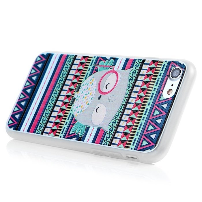 Badalink iPhone 7 TPU Case (4.7") Shockproof Soft TPU Rubber Skin Bumper Case Flexible Easy Grip with 3D Basso-relievo... N63