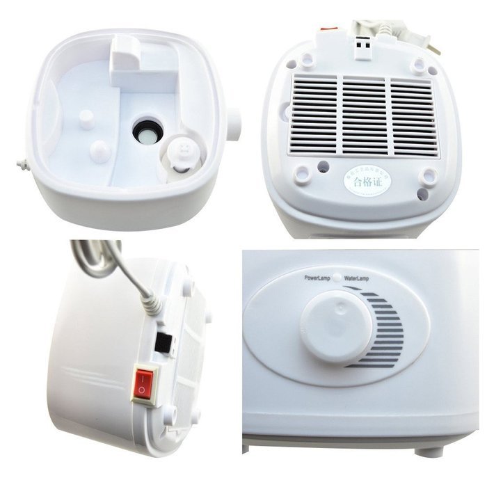 Happy Hours - Ultrasonic Aroma Double Nozzle Humidifier 7 Color LED Lights Changing / Cool Mist Humidifier with... N7