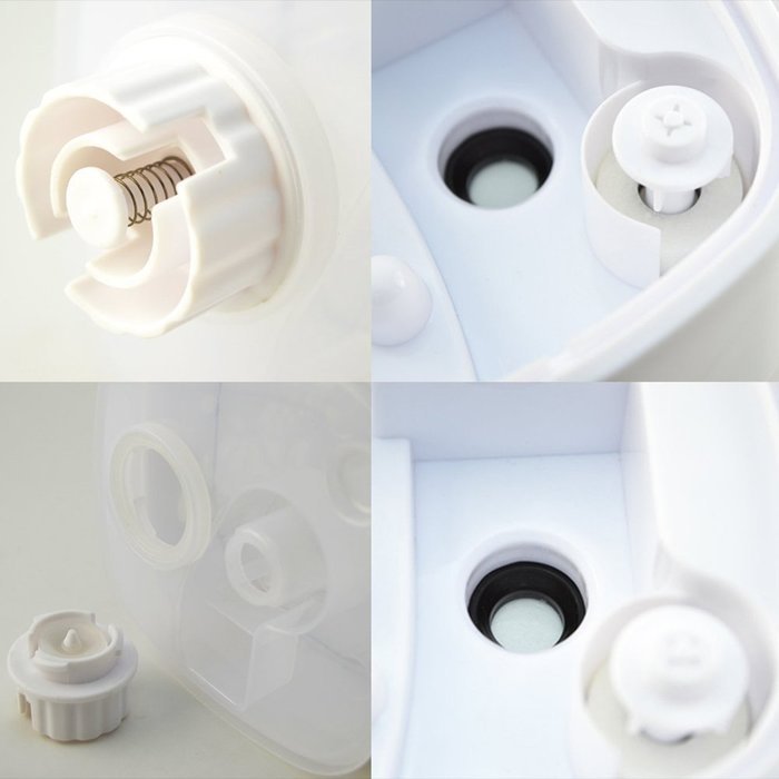 Happy Hours - Ultrasonic Aroma Double Nozzle Humidifier 7 Color LED Lights Changing / Cool Mist Humidifier with... N8