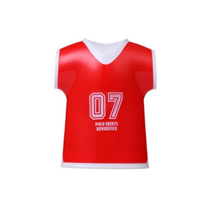 100ml Polo Shirt Design Jersey Humidifier Cool-Mist 100ml Air USB Impeller Humidifier Mist Fogger (Red) N5