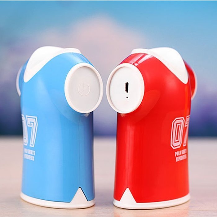 100ml Polo Shirt Design Jersey Humidifier Cool-Mist 100ml Air USB Impeller Humidifier Mist Fogger (Red) N6