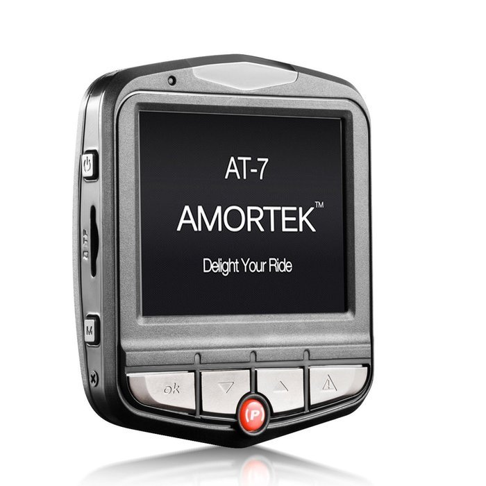 AmorTek AT-7 Car Dash Cam Backup Dashboard Camera 1080p Hd H.264 170&deg; Wide Angle 4X Zoom Dashcam for Cars 8GB...