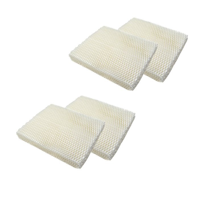 HQRP 4-Pack Wick Filter for Vornado EVAP1, EVAP2, EVAP3, Model 30 /Model 40 / Model 50 Humidifier + HQRP Coaster