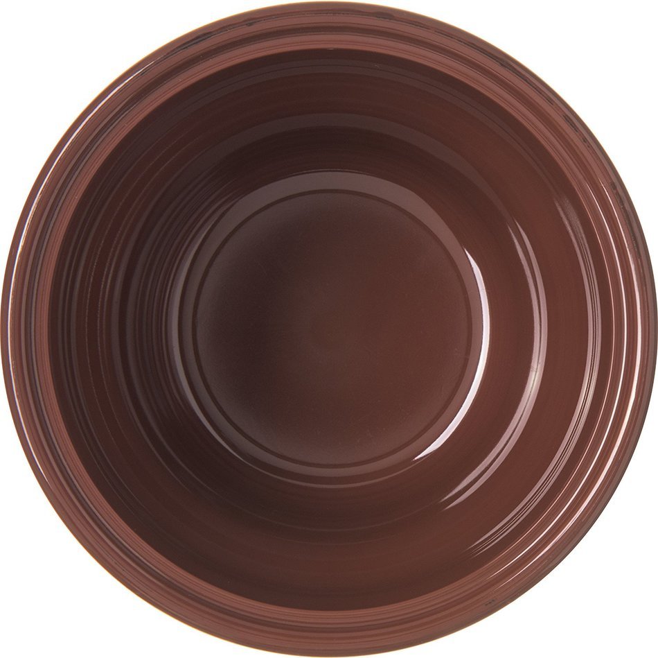 Carlisle 455328 Melamine Deep Salsa Bowl, 8-oz. Capacity, 2.37" Height x 4.12" Lip Diameter , Lennox Brown (Case...
