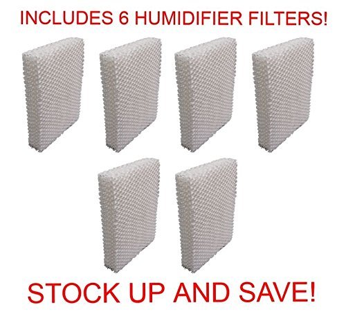 Humidifier Filter for Vornado Evap1 Evap2 Evap3 (6-Pack)"