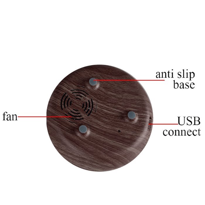 Portable USB Rechargeable Home Office Car Infrared Sensor Detection Mist Ultrasonic Aroma Diffuser Air Humidifier... N12