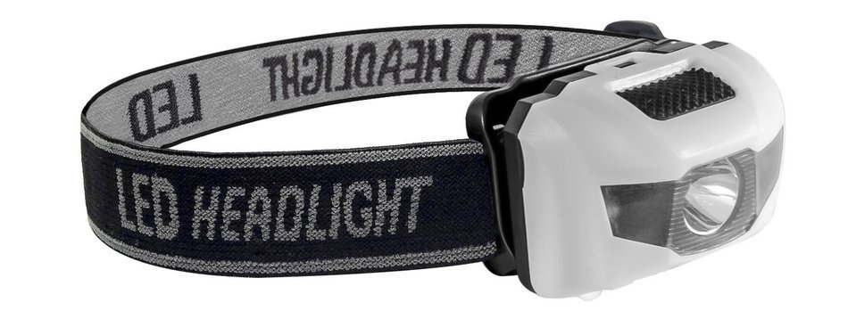 Go Green Power GG-113-3HLWH 3W LED HeadLight - 3 Modes Strobe Included - WeatherProof White, N3