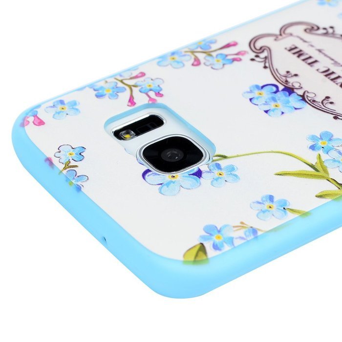 S7 Edge Case,Samsung Galaxy S7 Edge Case - Shockproof TPU Rubber Skin Gel Bumper Case 3D Basso-relievo Cute Colorful... N22