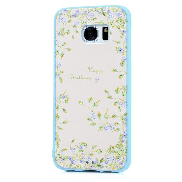 S7 Edge Case,Samsung Galaxy S7 Edge Case - Shockproof TPU Rubber Skin Gel Bumper Case 3D Basso-relievo Cute Colorful... N24