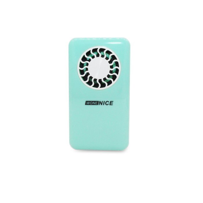 WoneNice Battery Operated Personal Pocket Fan (Rechargeable Lithium Battery) (Black) N7