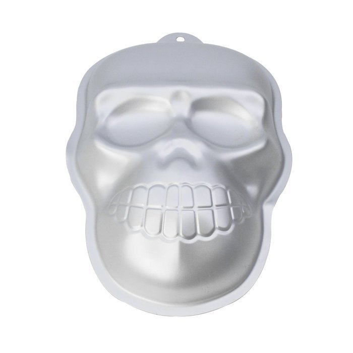 GXHUANG 10-inch Aluminum Alloy Ghost Cake Baking Mold Springform Pan (Skull)