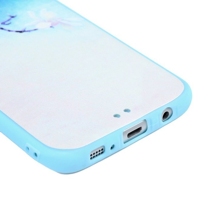 S7 Edge Case,Samsung Galaxy S7 Edge Case - Shockproof TPU Rubber Skin Gel Bumper Case 3D Basso-relievo Cute Colorful... N26