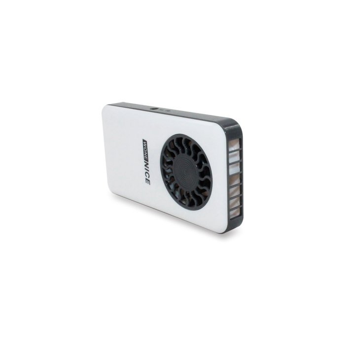 WoneNice Battery Operated Personal Pocket Fan (Rechargeable Lithium Battery) (Black) N10