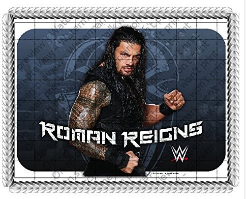 WWE Roman Reigns Edible Icing Image Cake Topper (1/4 Sheet)