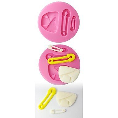 Sher FOUR-C Gum Paste And Sugarpaste Mold Cupcake Decorating Tools Color Pink