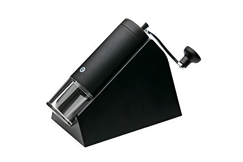 CrushGrind 080101-0099 Brazil Coffee Grinder with Ceramic Grinder, Black