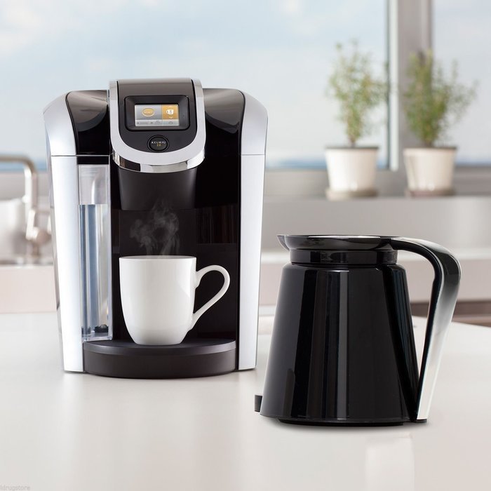 Keurig 2.0 K450 K-cup Machine & K-carafe Coffee Maker Brewer | White Coffee Everyday N2