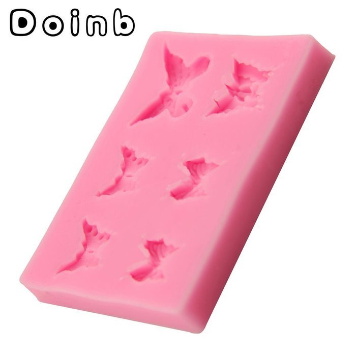 Doinb Jewel Butterfly Knot Bowknot Fondant Silicone Molds Outer Size 9.5x6x1.5CM GJM-1773 FDA N5