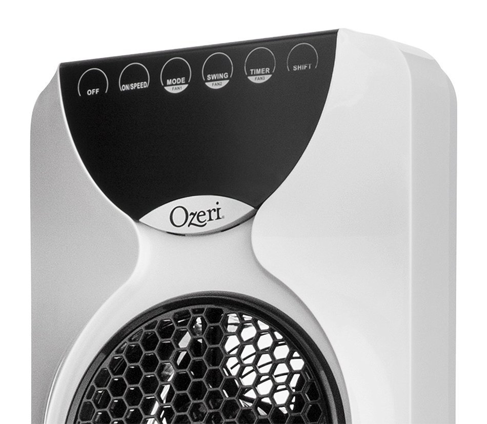 Ozeri 3x Tower Fan (44") with Passive Noise Reduction Technology N6