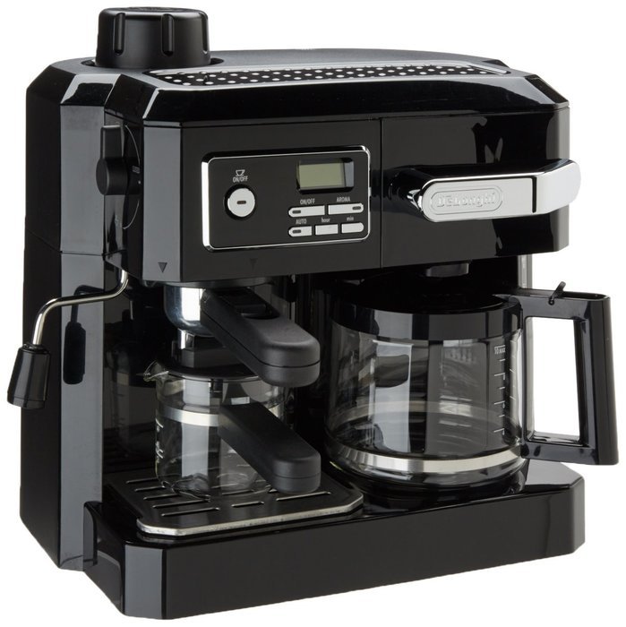 DeLonghi BCO320T Combination Espresso and Drip Coffee- Black