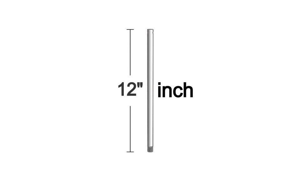 Monte Carlo DR12RB 12-Inch Downrod, Roman Bronze N3