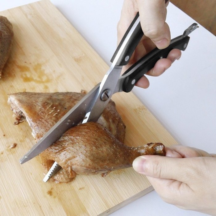 Ingdy(TM) Strong Kitchen Shears Stainless Steel Poultry Fish Chicken Bone Scissors Worldwide Store N5