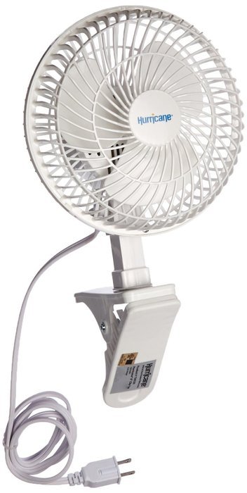 Hurricane Clip Fan, 6-Inch