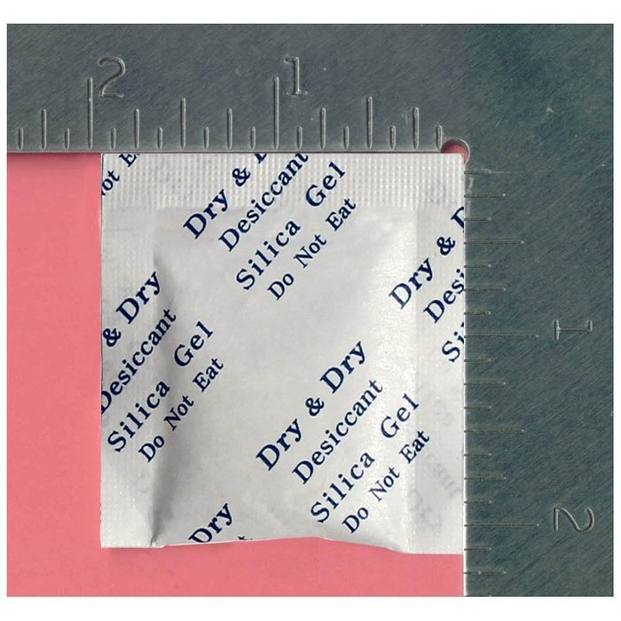 2 Gram Pack of 100 "Dry&dry" Silica Gel Packets Desiccant Dehumidifiers N3