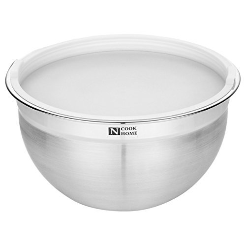 14-Piece Stainless Steel Mixing Bowl Set with Sunk-in Lid